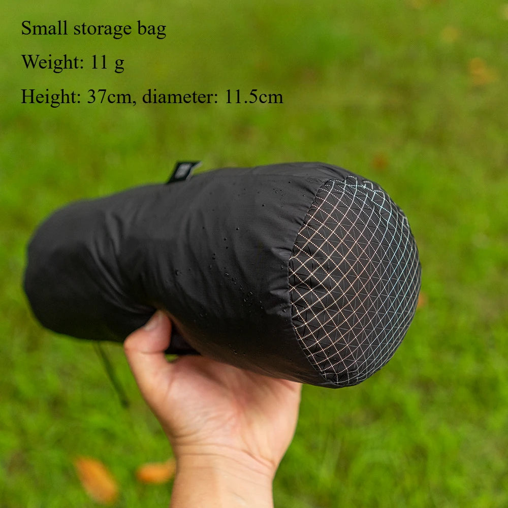 UHMWPE 20D Double Silicon Nylon+Dyneema X-Gripstop Storage Bag Bucket Bag Ultralight 11g/13g Hiking and Camping Tent Storage Bag