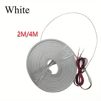 Car Trunk LED Strip Lights for The Interior Decoration of The Vehicle, Featuring Neon Lights and DIY Ambient Light Strips