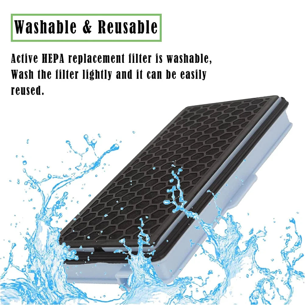 2X HEPA Filters for Miele Vacuum Filters Compact C1-C2 Complete C2- C3 S8340 + 3 Air Clean Filters + 3 Motor Filters