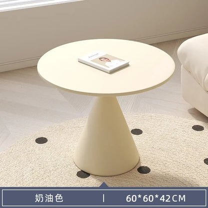 Round Coffee Table Home Living Room Side Table Small Sofa Sideboard Bedroom Hotel Corner Table Modern Living Room Decor
