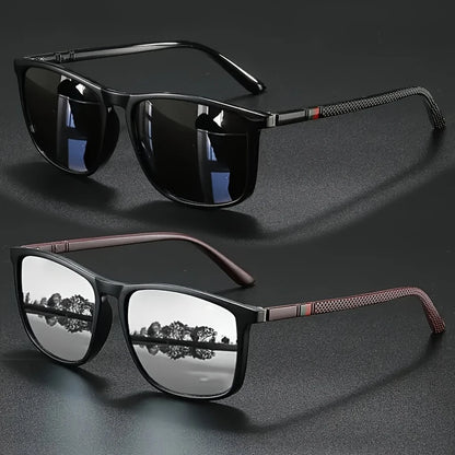 2/3pcs Luxury Square Vintage Cycling Sunglasses Men Women Fashion Travel Driving Fishing Sun Glasses Male Eyewear UV400