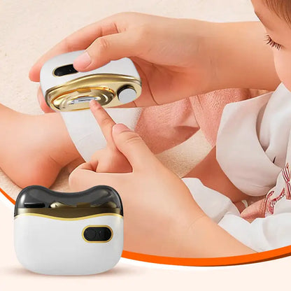 2 In 1 Electric Nail Clipper Polisher, Electric Nail Polishers With Light , File Organizers, Adult Baby Fingernail Toe Scissors