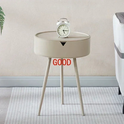 Modern Simple Bedroom Bedside Table Rental Room with Bed Side Table Storage Small Table