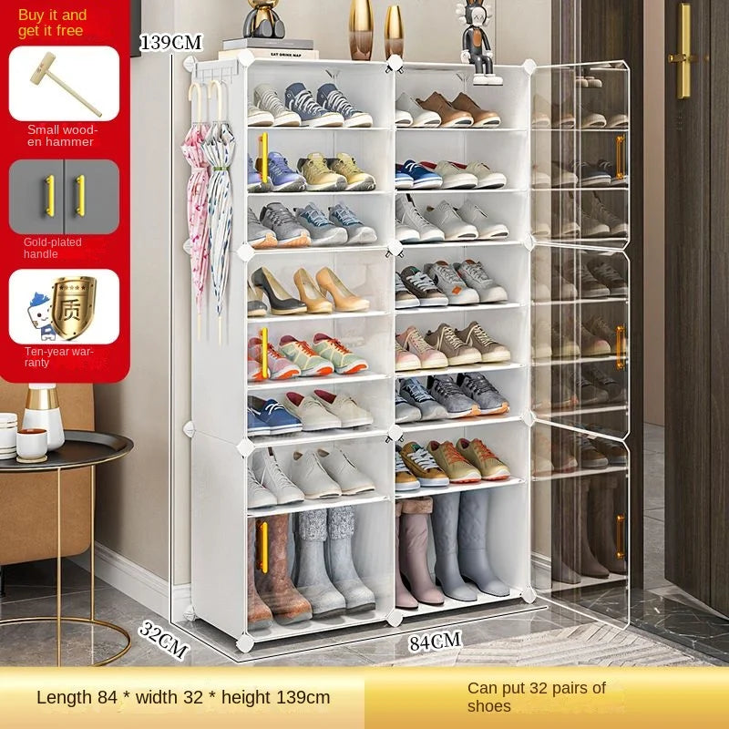 Modern Home Hallway Furniture Shoe Rack Cabinet For Living Room Storage Organizer Shelf Shoes Women's Sandals Cupboard Shoerack