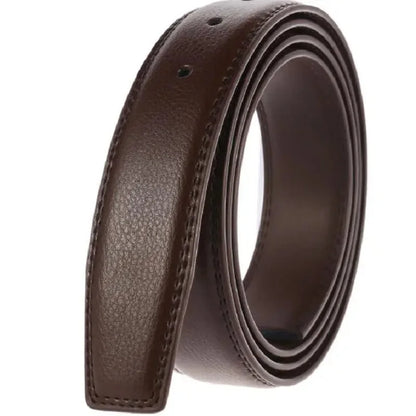 Male Automatic Buckle Belts No Buckle Belt Men Fashion Casual High Quality Belt Male Genuine Leather Luxury Brand Waistband