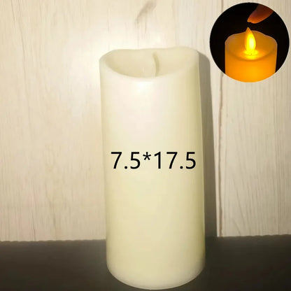 Flameless Flickering LED Candles Light Flameless Candles Battery Powered Candles for Wedding Decor Birthday Party Supplies
