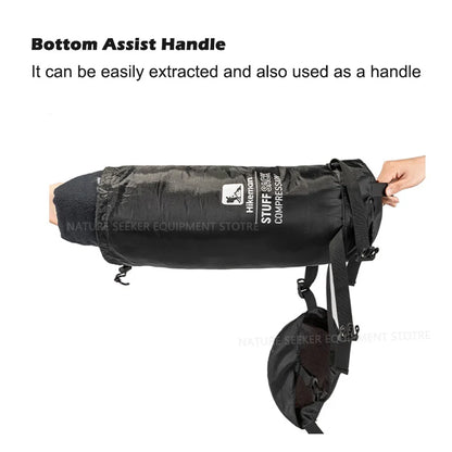 HIKEMAN Compression Stuff Sack for Sleeping Bag Outdoor Camping Backpacking Hiking Gear Storage Bags