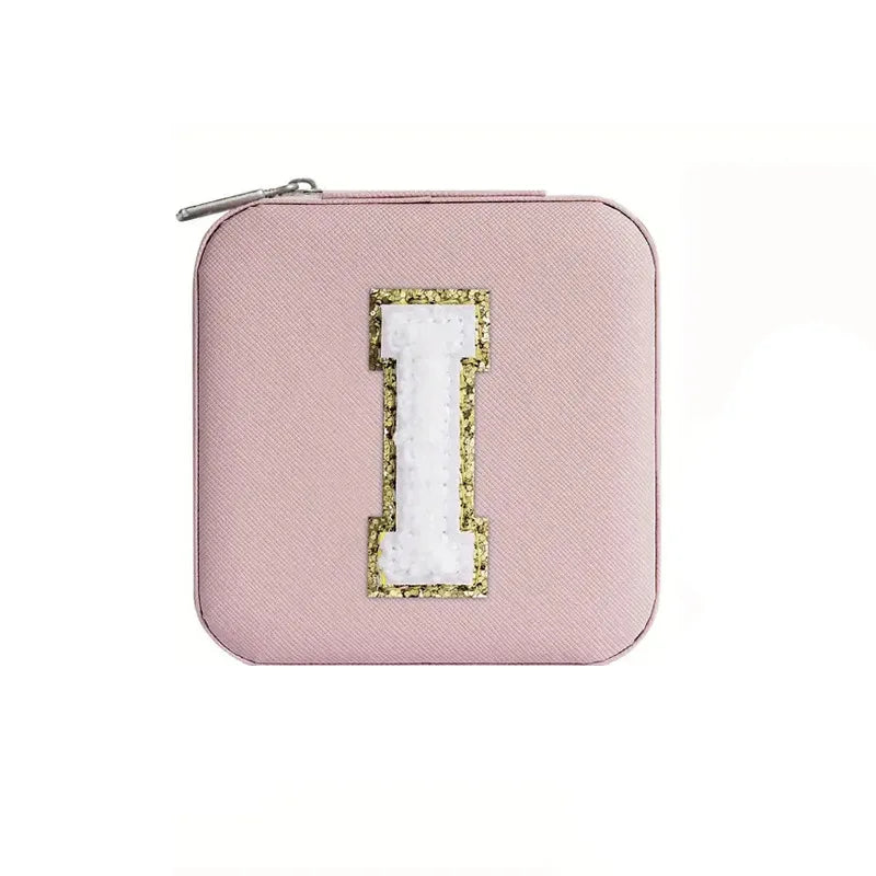 New Creative Letter Jewelry Box Portable Travel Ring Necklace Stud Earrings Storage Box