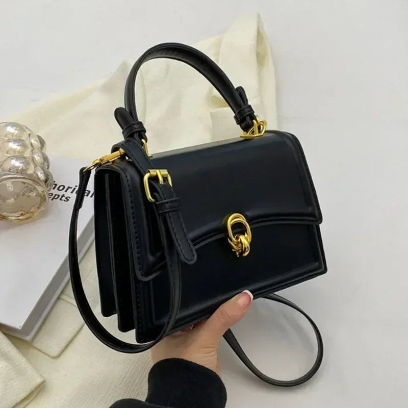 Pu Leather Shoulder Bag for Women Handbag  Fashion Crossbody Bags Vintage Underarm Bag Square Satchel Сумка Женская 2026 Тренд