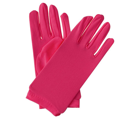Woman Gloves Work Gloves Milk Silk Gloves Solid Color Non-Slip Household Gloves Breathable Serving Waiters Mittens