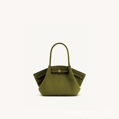 JW PEI HANA Tote Bag Dumpling Bun Small Women's Shoulder Crossbody Bag High Quality Handheld Small Bag Women'sMedium Faux Suede