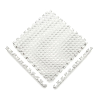 Yoga Gym Mat 14 Pcs 2cm Thick EVA Non-Slip Splicing Leaf Grain Floor Mats Shockproof Home Room Protection Rugs