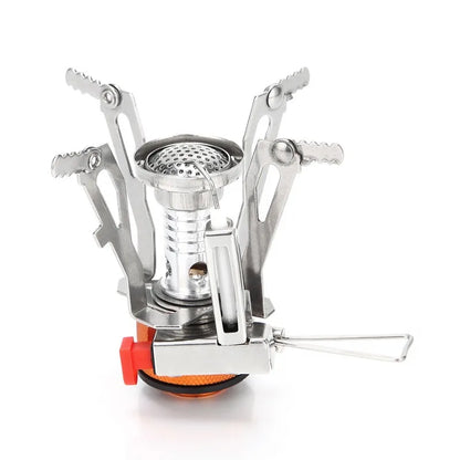 Foldable Outdoor Stove Ultra-light Alloy Mini Gas Stove for Camping Hiking Gas Furnace Portable Outdoor Cooking Picnic Cooker