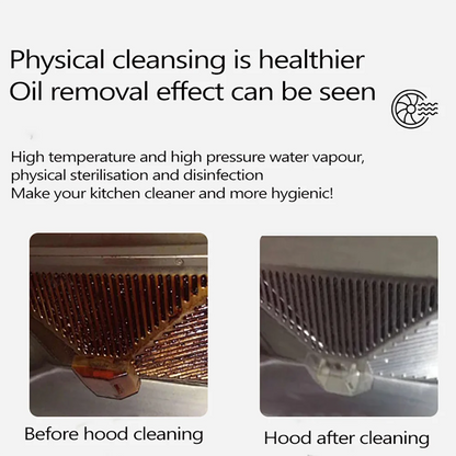 Kitchen Glass Steam Cleaner, Grease Remover, High-Temperature Carpet Sanitizer, Bathroom Bathtub Cleaner Household cleaning tools suitable for disinfecting and cleaning range hoods, air conditioners, and home appliances