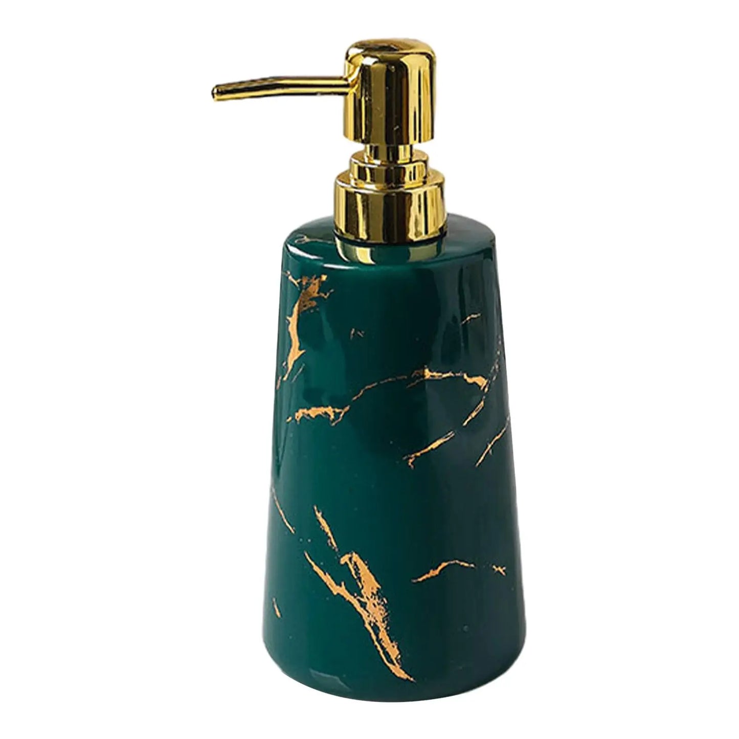 Soap Dispenser Stylish 500ml/17oz Sturdy Empty Ceramic Liquid Hand Soap Dispenser for Home Bathroom Hotel Laundry Countertop