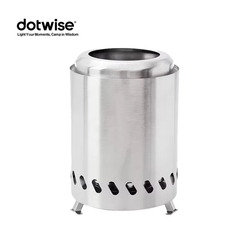 Wood Burner Stove Portable Firewood Stove Stainless Steel Outdoor Camping Smokeless stove Mini fire stove campfire stove