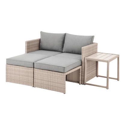 Outdoor Dining Garden Furniture Set Sun Lounger & Sofa for Hotel Park Courtyard Apartment Workshop-Stylish Outdoor Living