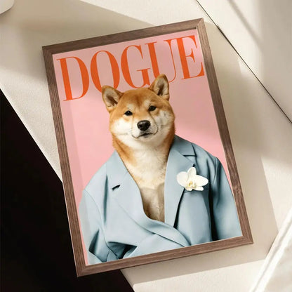 Dogue Painting Calligraphy Canvas Painting Art for Bedroom Living Room Home Decor Wall Decoration Decals Gift