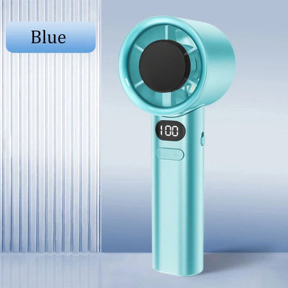 Lenovo Mini Handheld Fan 120 Speed Portable Bladeless Desktop Fans Rechargeable Instant Cooling With Ice Mode For Men Women New