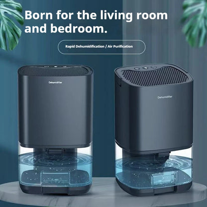 Homefish Portable Mute Air Dehumidifier Moisture Absorber Home Bedroom Office Kitchen Air Dryer Deodorizer Machine EU/US Plug