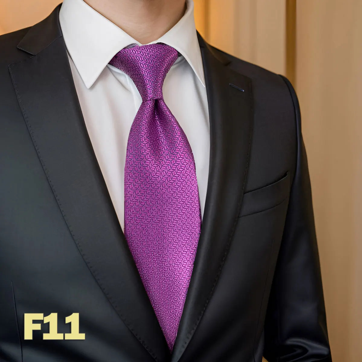 Purple Solid Red Mens Neckties Pink Fashion Ties for Male Party Dropshipping Wedding Gift