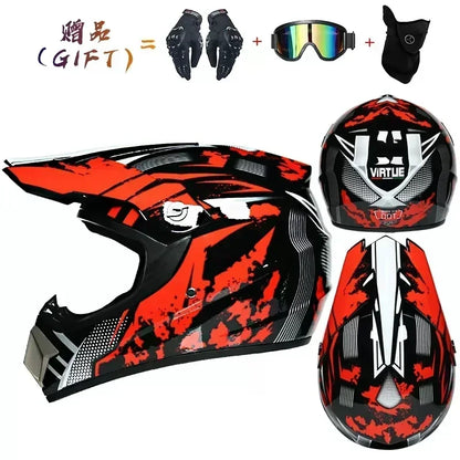 Motorcycle Helmet Full Face Racing Off Road Cross Motorcross Capacete Motocross Cascos Para Motos Mountain Downhill Bicycle DOT