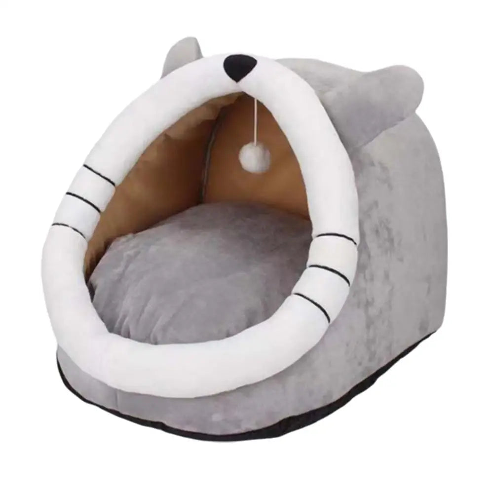 Foldable Dog House Kennel Bed Mat For Small Medium Dogs Cats Winter Warm Cat Bed Nest Pet Products Basket Pets Puppy Cave Sofa