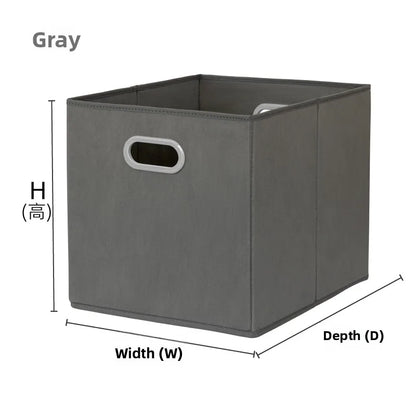 Square id Storage Box Home Dormi Staable Storage Bin Bookcase Storage Box Toy Miscellaneous Item Organizer Basket