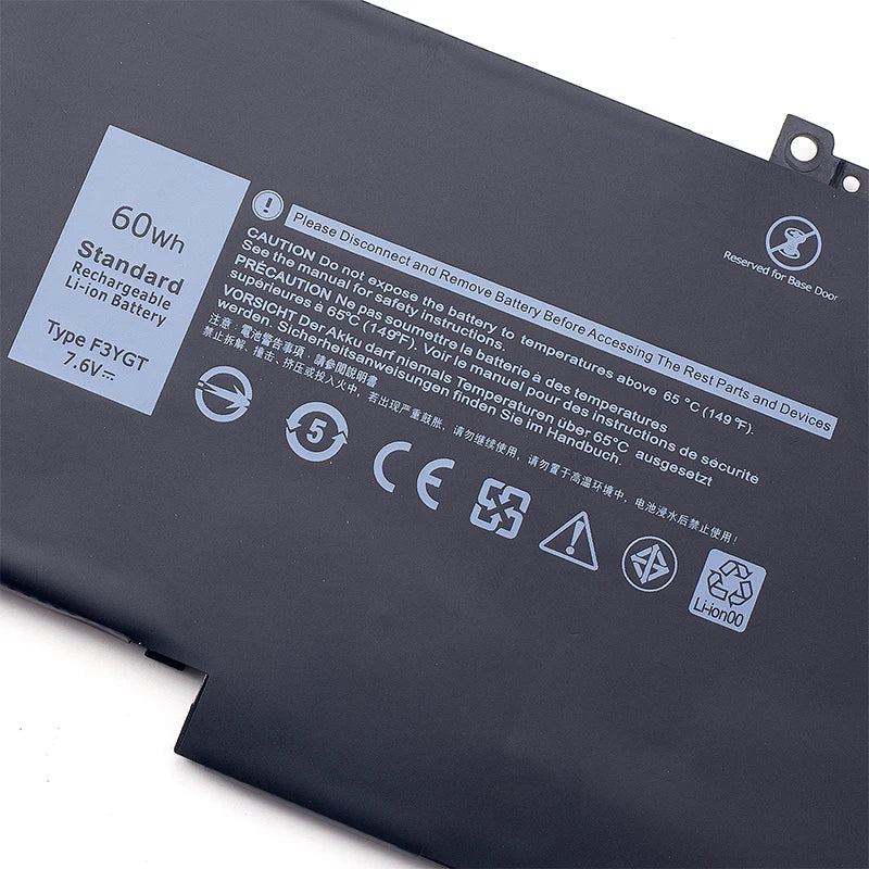 SOMI  F3YGT for Dell Battery Latitude 7480 12 13 7000 7280 7290 E7280 E7290 E7380 E7390 7000 7380 7390 7480 7490 2X39G   4.9   3