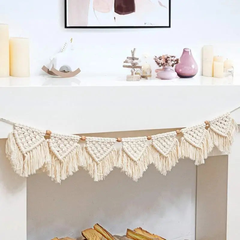 Macrame Wall Hanging Boho Room Home Decor Woven Aesthetic Wall Tapestry Home living Room Wedding Decoration Gift