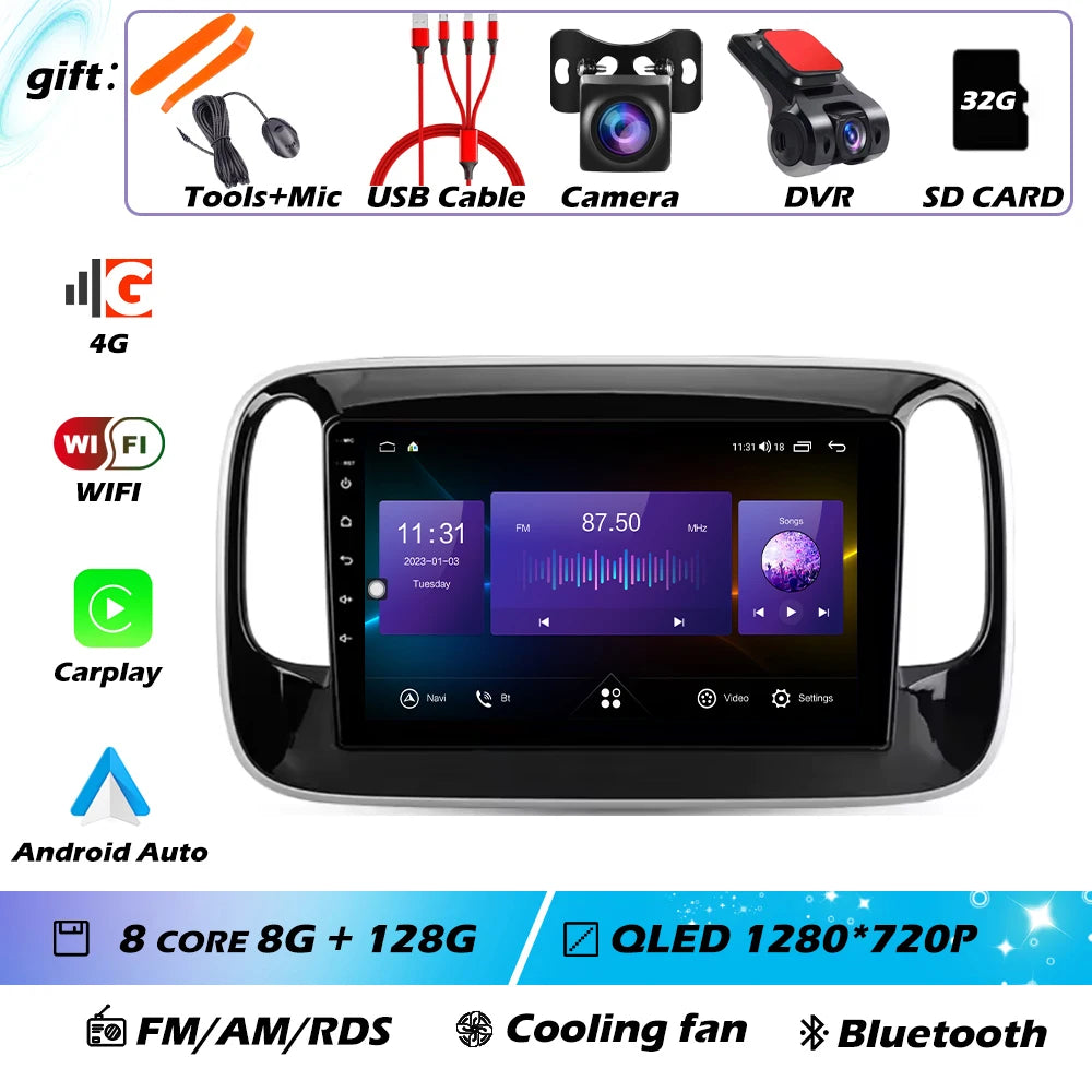 Car Radio Carplay For GAC Trumpchi GS3 GE3 2017-2021 Navigation GPS Android Auto Player Screen 4G Wifi No 2din DvD
