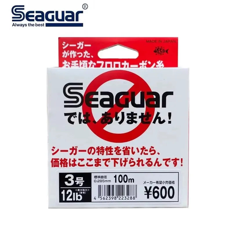 Japan Seaguar White Label Fluorocarbon Leading Main Line Subline Danshui Sea Rock Fishing Luya Line