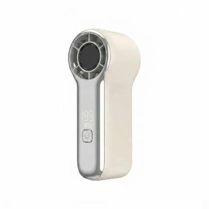 Portable LED Display Mini Handheld Fan USB Rechargeable High-speed Fan Strong Wind Cooling Fan Outdoor Travel Use