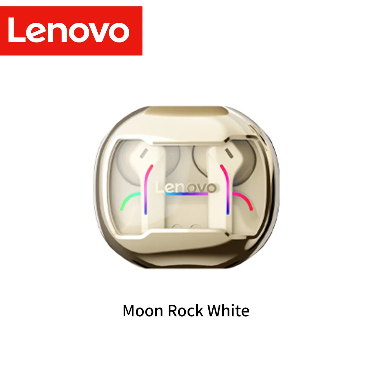 Lenovo Wireless Gaming Earbuds Ultra-Low Latency Sports ANC RGB Lighting HD Call Ergonomic Design Long Battery Life Earphones