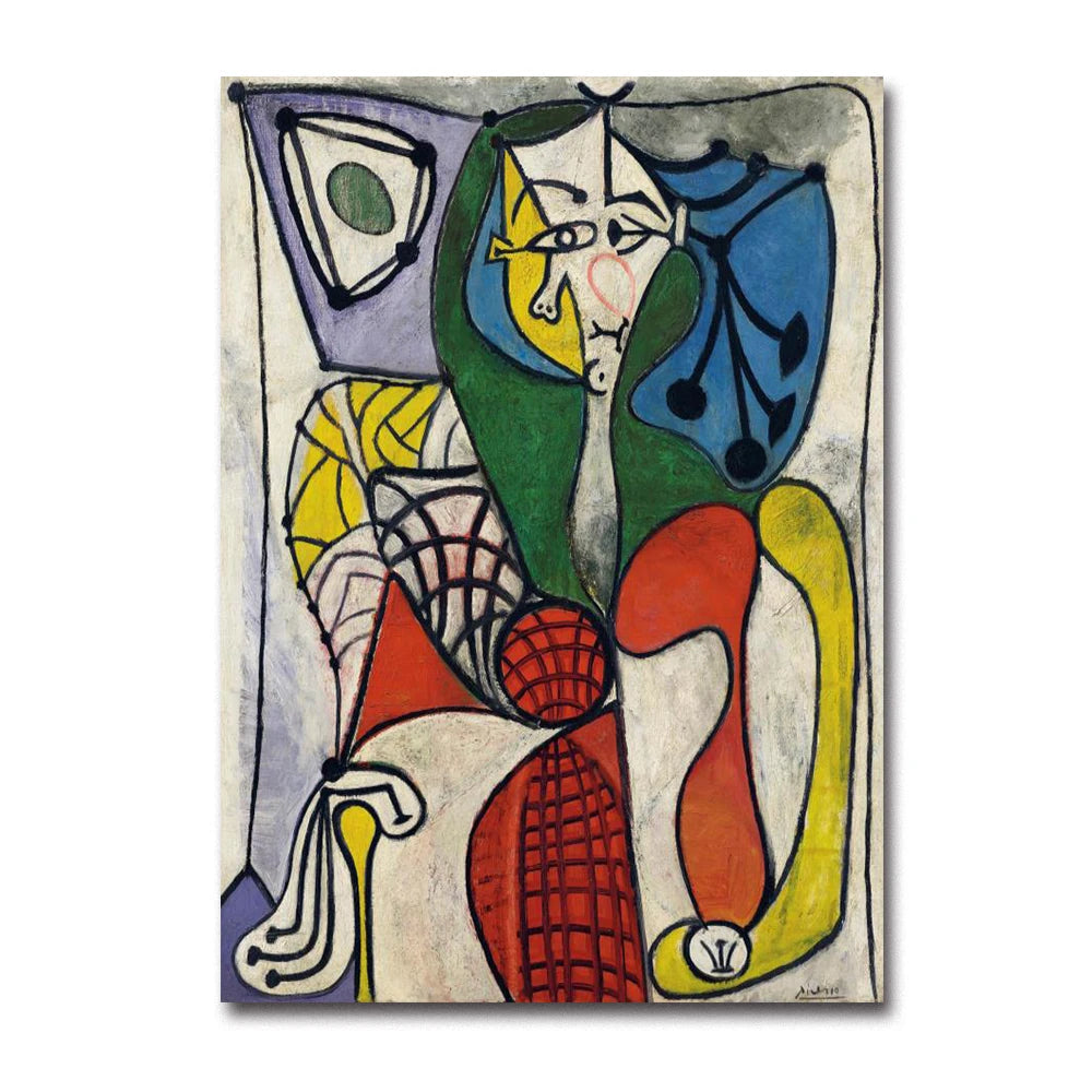 Modern Art Master Picasso Abstract Canvas Painting Cubism Home Wall Art Poster Prints Pictures Bedroom Living Room Decor Murals