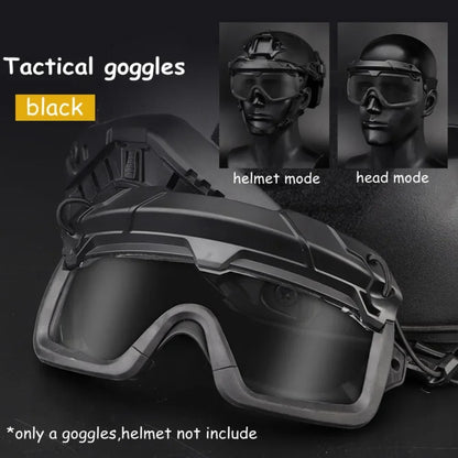 Sports Sunglasses for Men Women 2 Modes Airsoft Goggles Riding Eye Protection for Hiking Paintball Hunting Gear