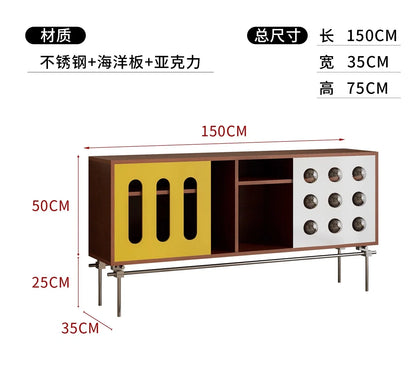 m Birch Ocean Board Locker Living Room Against The Wall Tea Cabinet Multi-layer TV Cabinet m