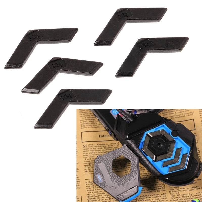 Gaming Mouse Weight Blocks Counter Weight Weighting Block for G502 Hero RGB Gaming Mouse 5Pcs/Pack