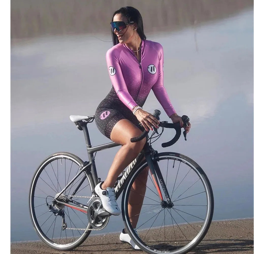VVsportsdesigns Women Triathlon Race Suit Long Distance Tri Suits Competitor Speedsuit Run Swim Cycling Clothing Maillot Kits