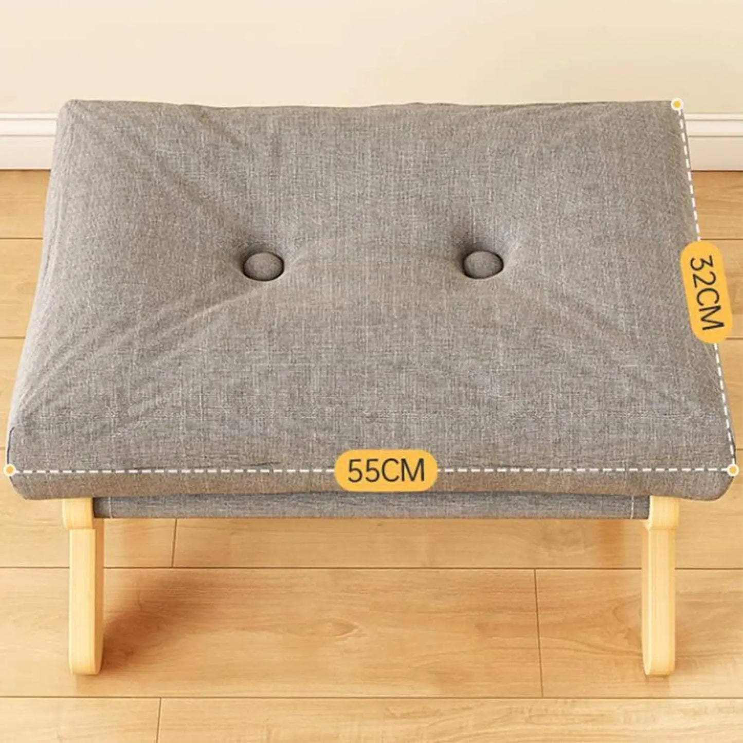 Small Footstool Portable Desk Rest Foot Ottoman Footstool Portable Footrests Foot Stool chair Leg Rest High Padded Vanity Chair