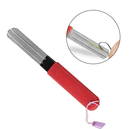 Diamond File Fishing Diamond Hook Sharpen Tools Double Sided File Double Sided File Grinding Hook Hook Sharpener