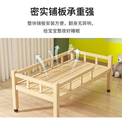 Upper And Lower Beds Push-pull Beds Log Economical Nap Beds Kindergarten Care Classes Pine Four-layer