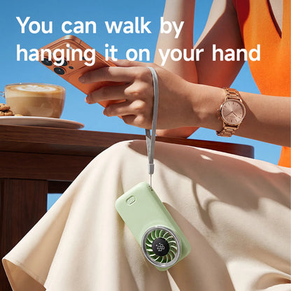 Portable Fan Mini Quiet Handheld Personal USB Rechargeable Fan Operated for Home Office Outdoor Travel, 1200mAh Hands Fans
