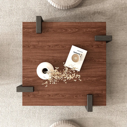 Wooden Rectangular Coffee Table Dinning Occasional Nordic Coffee Table Luxury Abstract Center Mesinha Para Sala Modern Furniture