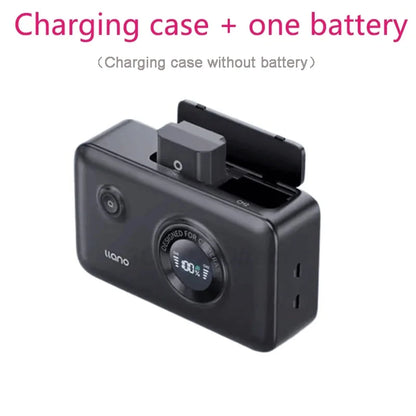 LLANO NP-FZ100 Camera Battery Fast Charging Box For Sony a7m4 for Sony a7m3 A7c A7R3 A7R4 7RM3 A9M2 DSLR Cameras