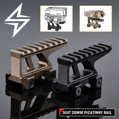 Tactical Hydra Mount Aluminum Red Dot Sight Base Fit 20mm Picatinny Rail Mount PEQ15 Fixed Suppor Outdoor Hunting Accessory