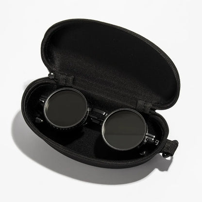ND2-400 Adjustable Dimming Glasses ND Filter UV400 Polarized Sunglasses With Glasse Case 9 Level Fishing Sunglasses Outdoor