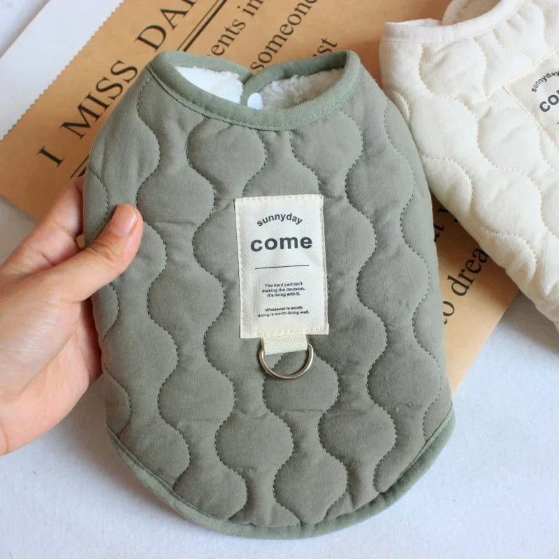 Thickened Warm Dog Coat Jacket Pet Dog Clothes for Small Medium Dogs Fleece Puppy Clothes Chihuahua Yorkshire Clothing