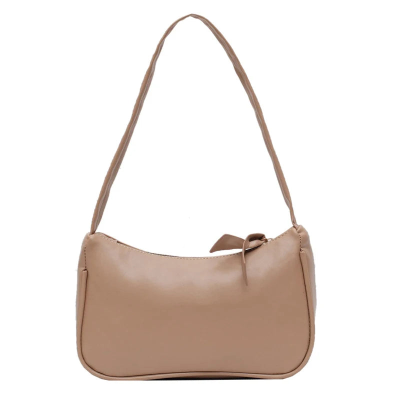 Women Underarm Bag Fashion PU Leather Crossbody Bag Trend Handbag Girl Small Shoulder Bags