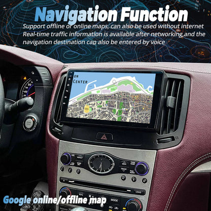 Yes Car Radio 9‘’ For Infiniti G25 G35 G37 2004-2013  Android 15 GPS Navigation Auto Stereo Multimedia Player Head Unit CarPlay